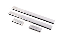Toyota Yaris 2006–2011 Carmos dorpellijsten (set 4 stuks, RVS) foto 1