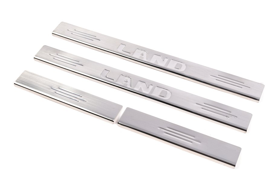 Toyota Land Cruiser 100 1998–2007 Carmos instaplijsten RVS (4 stuks) Image