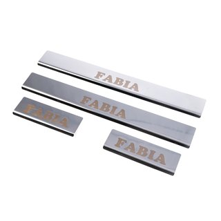 Carmos instaplijsten (4 stuks, RVS) Skoda Fabia 2000–2007 foto 3
