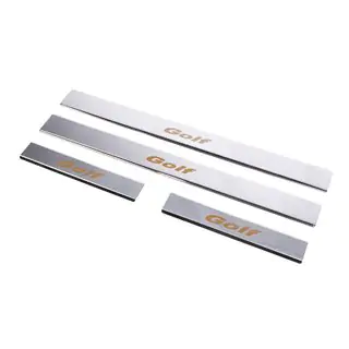 Carmos dorpellijsten (set 4 stuks, RVS)