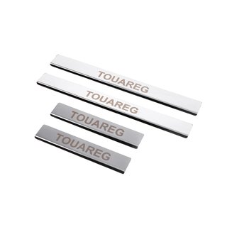 Carmos V1 instaplijsten (4 stuks, RVS) Volkswagen Touareg 2002–2010 foto 1