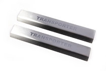 Volkswagen T5 2010–2015 Chromen dorpellijsten LASER (set 2 stuks) Caravelle foto 1