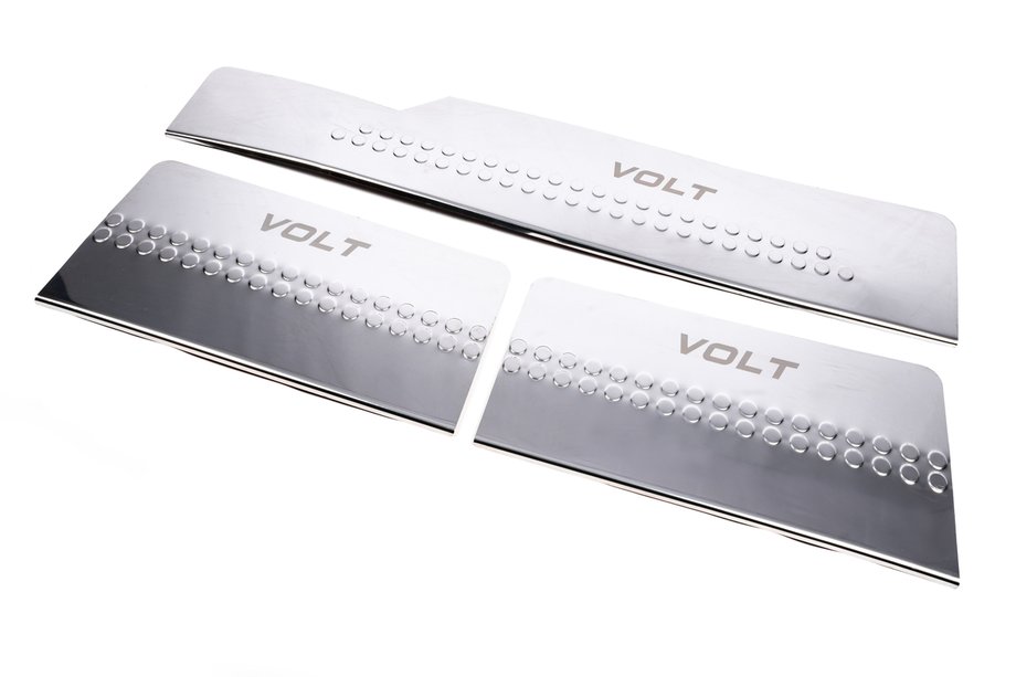 Volkswagen LT 1995–2006 Carmos V1 interieur instaplijsten (3-delig, RVS) Image