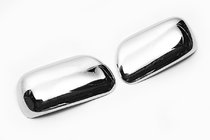 Toyota Corolla 2002–2007 Chrom spiegelkappen 2002-2005 (2 stuks, kunststof) foto 2