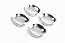 Volkswagen Polo 2001–2009 RVS deurgreepschalen (set 4 stuks) foto 2