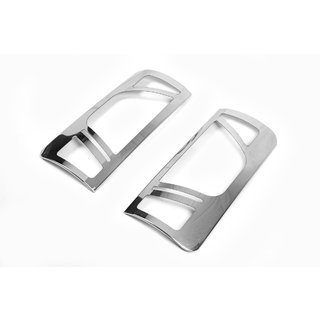 Chroom achterlichtcovers variant nr. 2 (2 stuks, RVS) foto 2