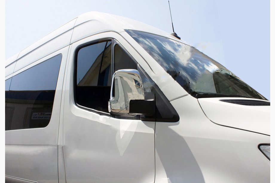 Mercedes Sprinter W907/W910 2018– RVS spiegelkappen (set van 2) Image