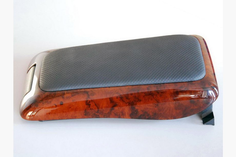 Mercedes C-Klasse W203 2000–2007 Deksel armsteun-opbergvak (hout ↗ leer) Image