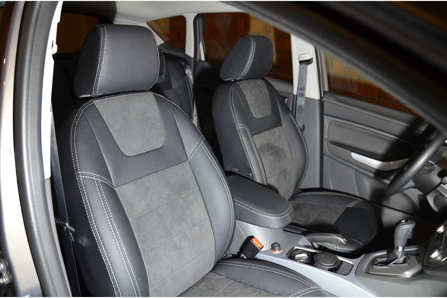 Ford Kuga 2008–2013 Autostoelhoezen SoyuzAuto Leather Style Image