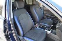 Hyundai Elantra (HD) 2006–2011 Autostoelhoezen Elite (kunstleer ↗ alcantara-look) foto 1