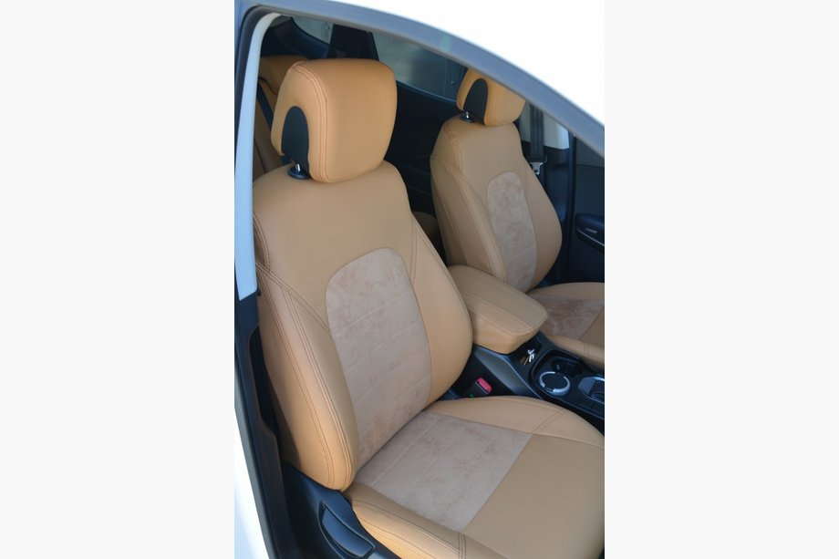 Hyundai Santa Fe 3 2012–2018 SoyuzAuto stoelhoezen in leatherlook Image