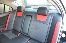 Mitsubishi Lancer X 2008– SoyuzAuto stoelhoezen in leatherlook foto 2