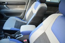 Chevrolet Lacetti 2003–2024 SoyuzAuto stoelhoezen in leatherlook foto 1