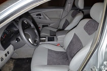 Toyota Camry 2006–2011 Autostoelhoezen (kunstleer ↗ Alcantara-alternatief, Elite) foto 6