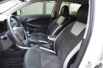 Toyota Corolla 2007–2013 Originele stoelhoezen SoyuzAuto Leather style foto 1