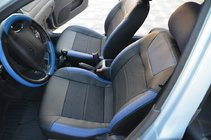 Daewoo Lanos 1998–2017 Pasvorm stoelhoezen Brothers Leather Style foto 5