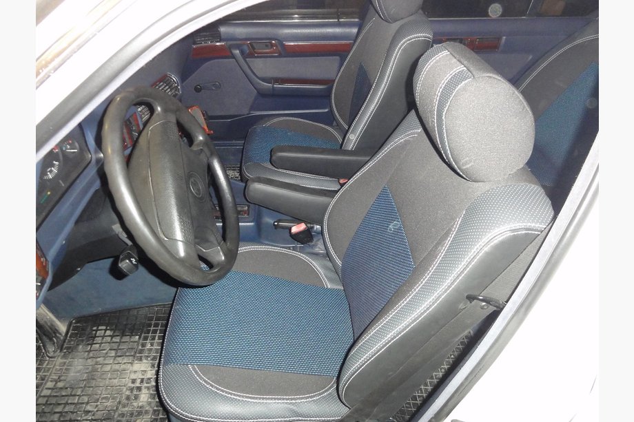 BMW 5 Serie E34 1988–1995 Autostoelhoezen (kunstleer↗stof, Premium) Image
