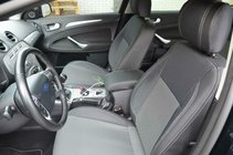 Ford Mondeo 2008–2014 Autostoelhoezen (kunstleer↗stof, Premium) foto 1