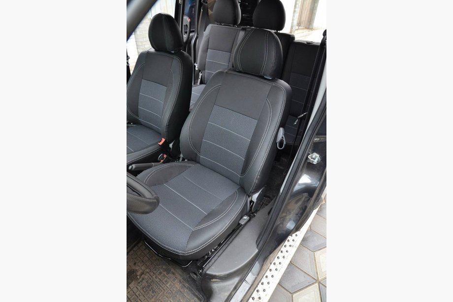 Fiat Doblo I 2005–2010 Nieuw! Originele SoyuzAuto Premium stoelhoezen (voorstoelen) Image