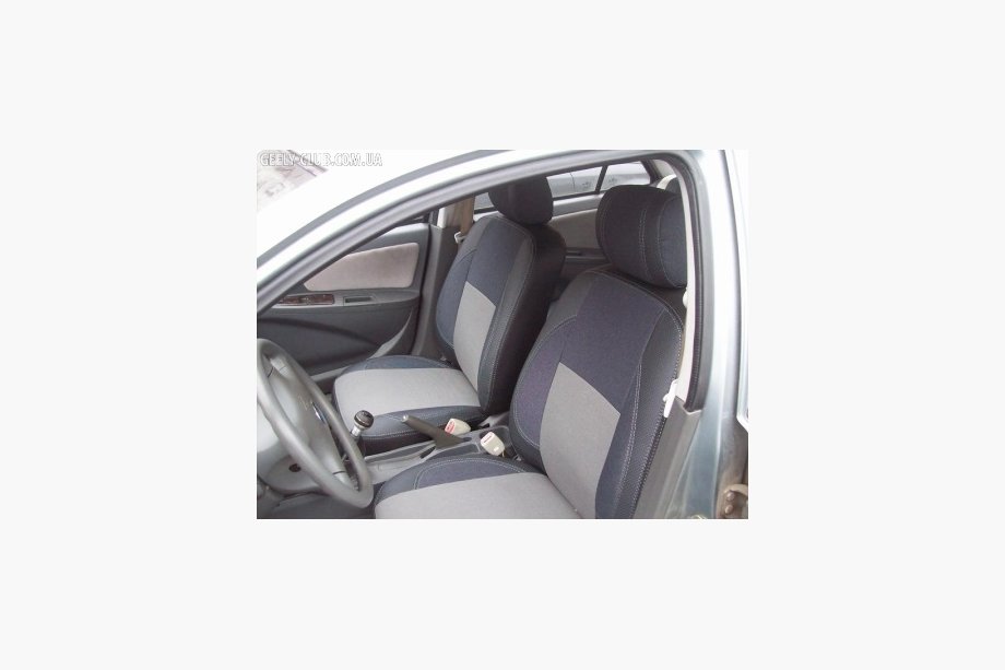Geely MK 2006–2014 Autostoelhoezen SoyuzAuto Premium van kunstleer Image