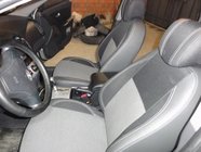 Hyundai Elantra (HD) 2006–2011 Autostoelhoezen van eco-leer Brothers Premium foto 1