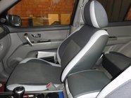 Kia Sorento I BL 2002–2009 Nieuw! Modelgebonden stoelhoezen van eco-leer Brothers Premium foto 2