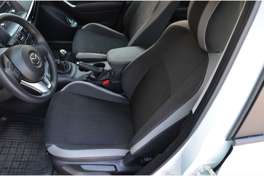 Mazda CX-5 2012–2017 Autostoelhoezen SoyuzAuto Premium van kunstleer Image