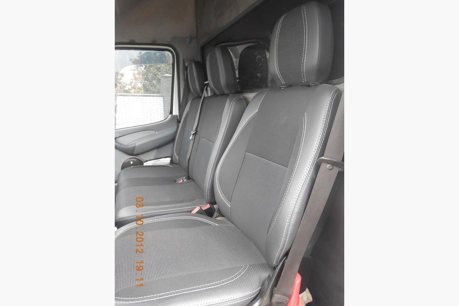 Mercedes Sprinter W901/902/903/904/905 1995–2006 Originele Premium stoelhoezen (kunstleer + stof) 2+1 Image
