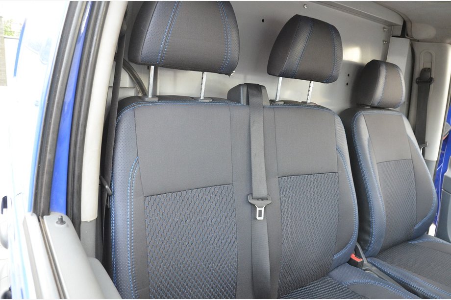 Mercedes Vito W639 2004–2014 Autostoelhoezen (kunstleer↗stof, Premium) 1+2, stoelen voor rechtsgestuurde uitvoering Foto 4