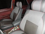 Mercedes E-class W124 1984–1997 Autostoelhoezen (kunstleer↗stof, Premium) foto 3