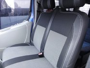 Nissan Primastar 2002–2014 Autostoelhoezen (kunstleer en stof, Premium) Voorstoelen 2+1 foto 6