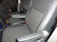 Volkswagen T5 Multivan 2003–2010 Autostoelhoezen (kunstleer↗stof, Premium) foto 4