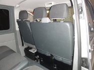 Volkswagen T5 Multivan 2003–2010 Autostoelhoezen (kunstleer↗stof, Premium) foto 3