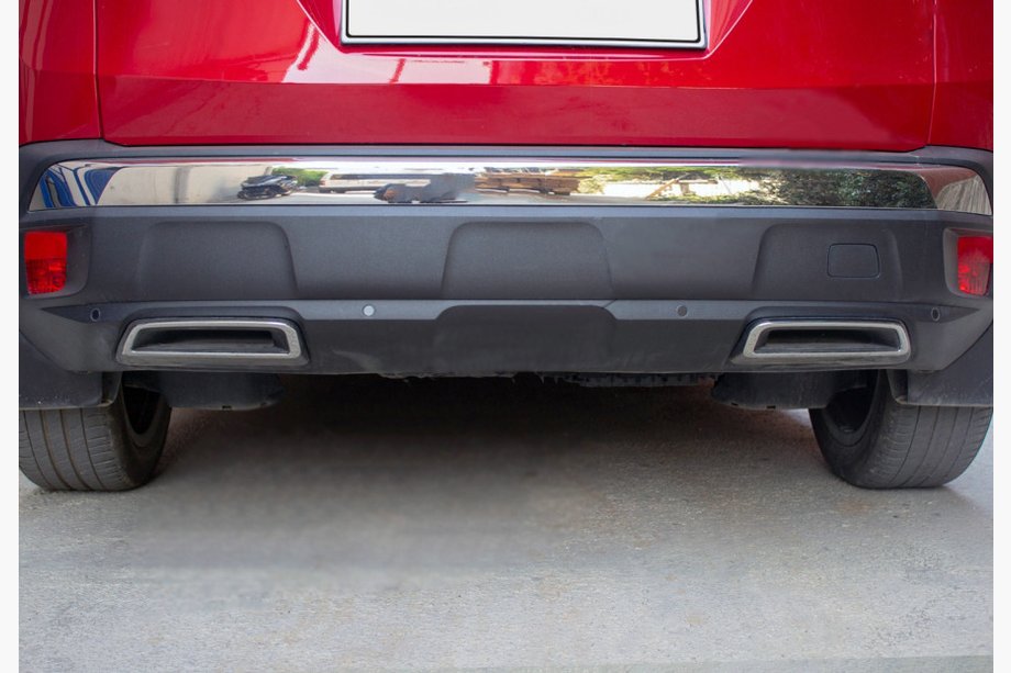 Peugeot 3008 2016–2023 Achterbumper omlijsting (2 stuks, RVS) Image