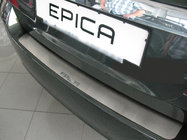 Chevrolet Epica 2006–2014 Achterbumperbeschermer Natanika (RVS) foto 1