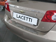 Chevrolet Lacetti 2003–2024 Achterbumperbeschermer Natanika (RVS) Sedan foto 1