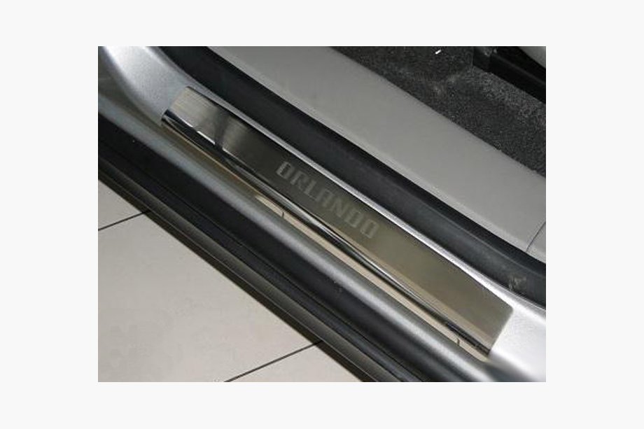 Chevrolet Orlando 2010–2018 Nataniko instaplijsten (4 stuks, RVS) Standaard - Lohmann tape, 0,5 mm Image