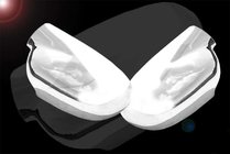 Chevrolet Aveo T200 2002–2008 Spiegelkappen (set van 2, kunststof) foto 1