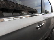 Chevrolet Aveo T250 2005–2011 Onderste raamlijsten (4 st., RVS) Hatchback foto 2