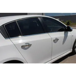 Ruitlijsten (RVS) Chevrolet Cruze 2009–2015 foto 1