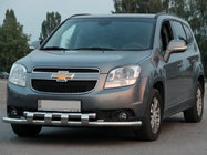 Chevrolet Orlando 2010–2018 Voorbeschermbeugel ST015 (RVS) foto 1