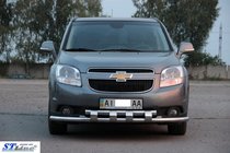 Chevrolet Orlando 2010–2018 Voorbeschermbeugel ST015 (RVS) foto 2