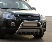 Chevrolet Captiva 2006–2019 Voorste bullbar WT003 (RVS) foto 1