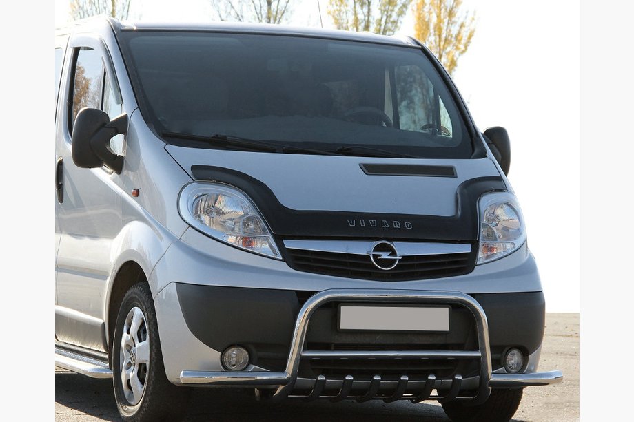 Opel Vivaro 2001–2015 Bullbar WT003-Plus (RVS) Image