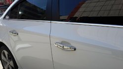 Chevrolet Cruze 2009–2015 Ruitlijsten (RVS) HB, Carmos - Turks staal foto 3
