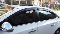 Chevrolet Cruze 2009–2015 Ruitlijsten (RVS) HB, Carmos - Turks staal foto 2