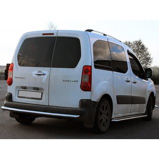 Achterbeschermbeugel AK002 (RVS) Peugeot Partner Tepee 2008–2018 foto 1
