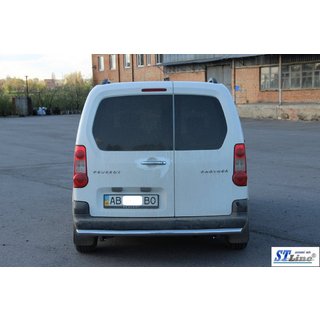 Achterbeschermbeugel AK002 (RVS) Peugeot Partner Tepee 2008–2018 foto 2