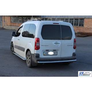 Achterbeschermbeugel AK002 (RVS) Peugeot Partner Tepee 2008–2018 foto 3