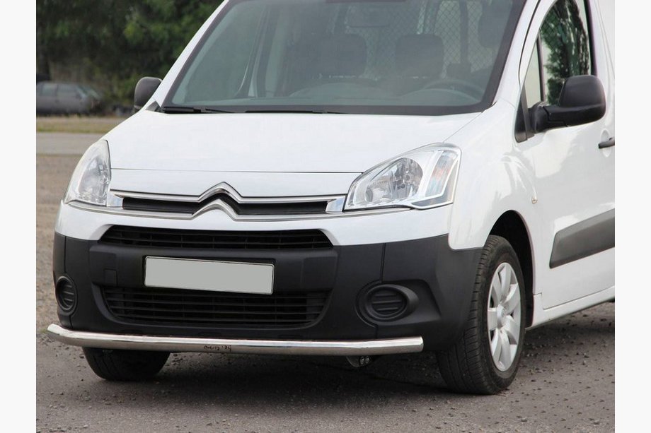 Citroen Berlingo 2008–2018 Frontbescherming ST008 (RVS) 70 mm Image